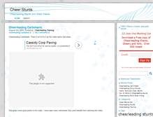 Tablet Screenshot of cheerstunts.org